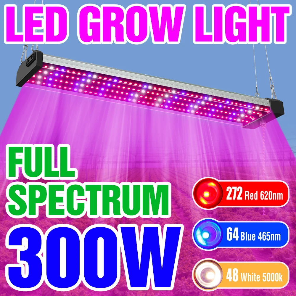 

LED Phytolamp Full Spectrum Grow Lights Indoor Plants Hydroponics LED Cultivation Phyto Lamp For Seedling Flower Greenhouse Tent