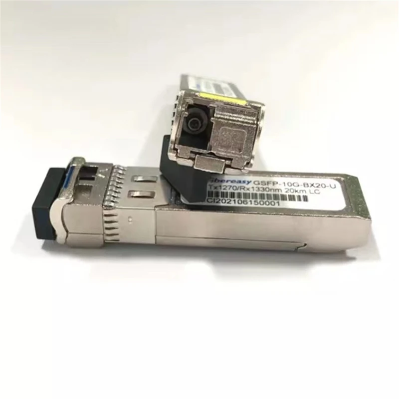 SFP 10Gb BiDi Transceiver Module Single Mode Single Fiber Optical Module WDM Tx1270/Rx1330nm 10~80km LC Compatible Cisco/Mikroti