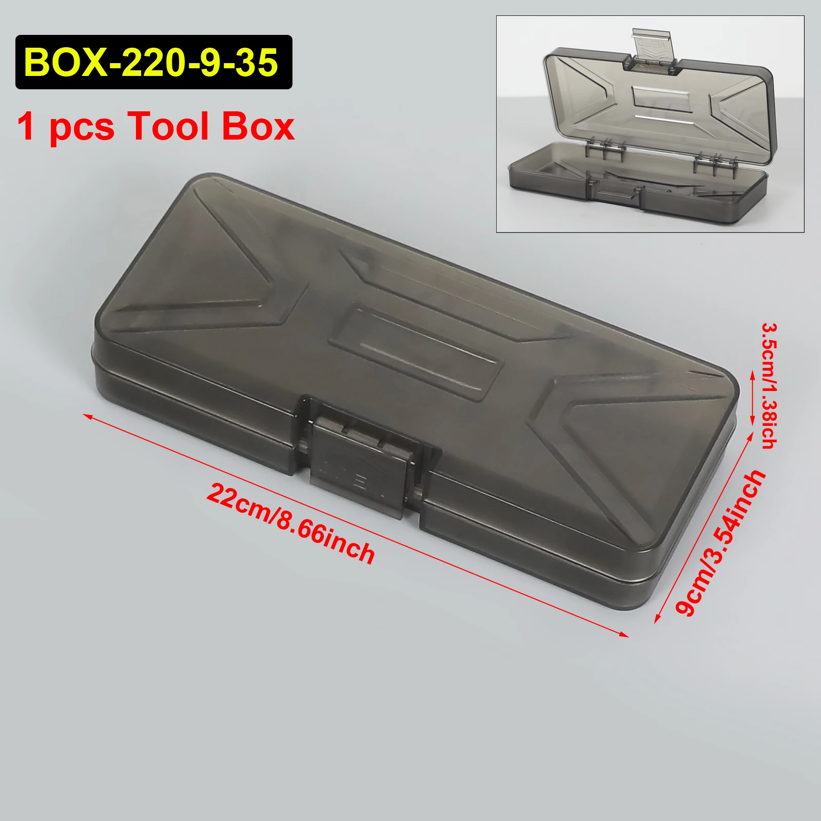 

Пластиковый ящик для инструментов Toolour 22x9x3.5 см