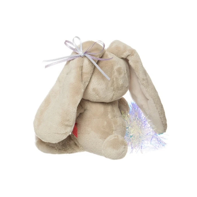 Мягкая игрушка Зайка Ми с новогодней подвеской (100% ОРИГИНАЛЬНЫЙ Budi Basa) 15 см |