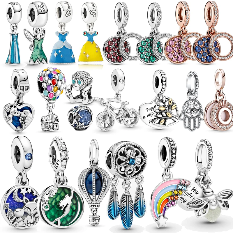 

2022 Hot Sale Jewelry For Women Fit Original Pulseras Plata Bracelets Beadeds DIY Charms 100% 925 Sterling Silver Beads