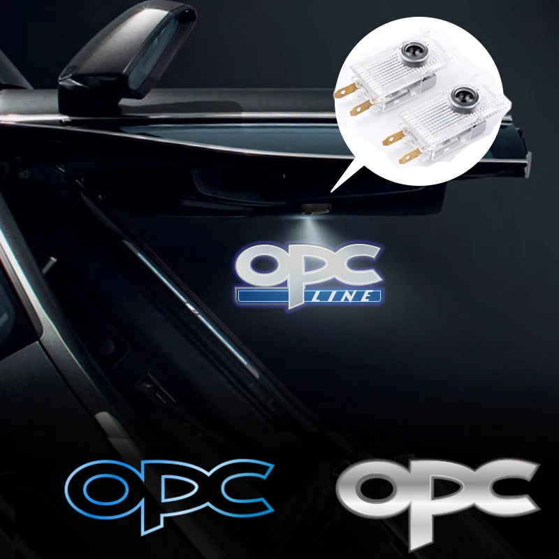 2 шт., световой проектор для дверей автомобиля OPEL Opc Opcline Insignia 2014 2015 2017 2009-2018