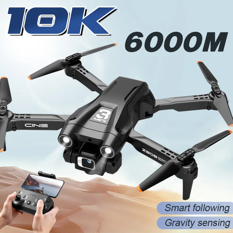 

6000M Z908 Professional Drone Professional 10K HD Camera Optical Stream Positioning Three Surface Obstacle Avoidance Quadcopter