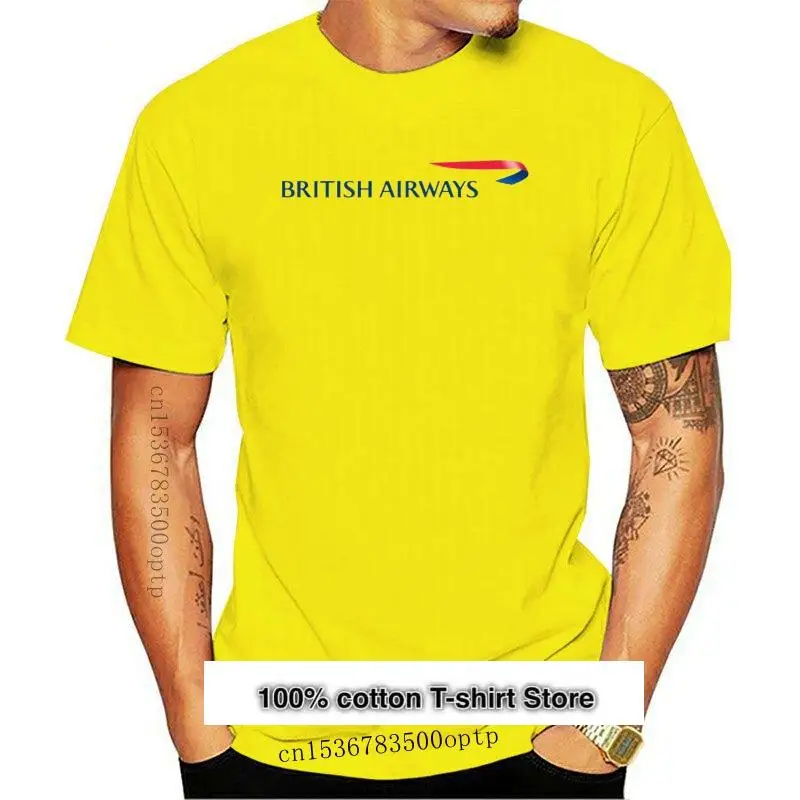Camiseta de viaje para hombre, ropa de las aerolíneas británicas, novedad