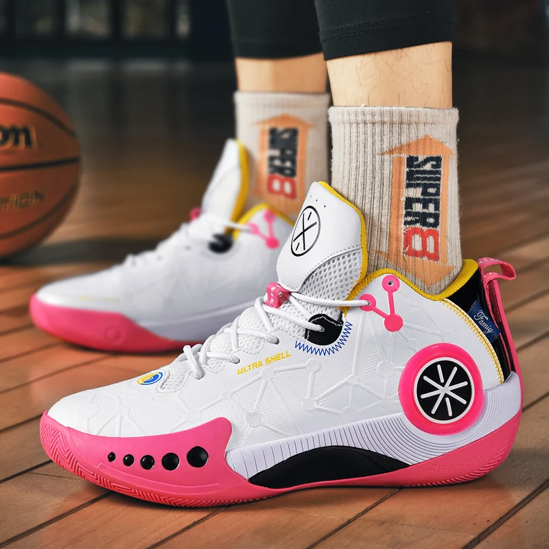 2022 High-quality Men's Basketball Shoes Men Women Unisex Casual Sports Shoes Outdoor Basketball Training Shoes Kids Sneakers