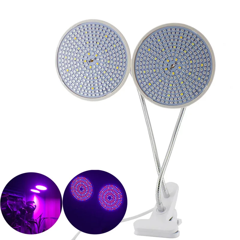 Bulbs Full Spectrum Flowers Growing Lights Desk Clip Holder Indoor Greenhouse Growbox  C1
