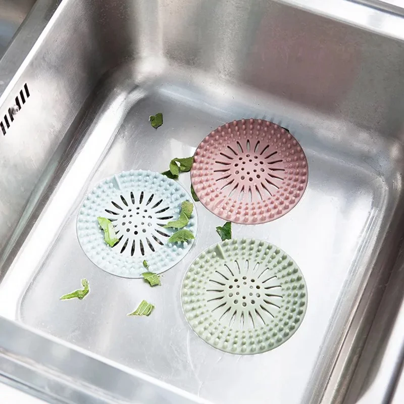 

Kitchen Sink Floor Drain Filter Bathroom Accessories Hair Anti-blocking Filter Sewer Anti-blocking Floor Drain Bathtub Filters