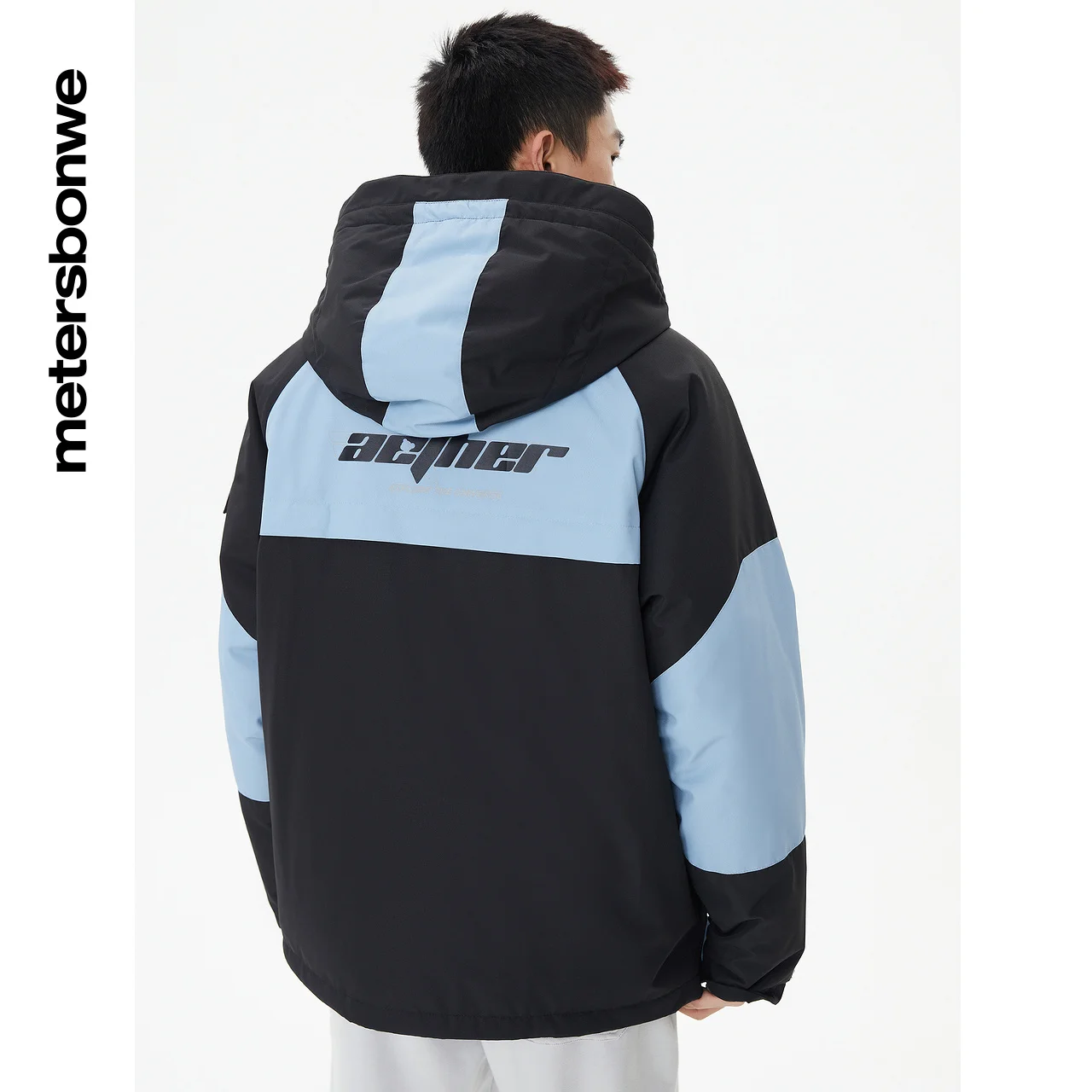 Metersbonwe Hooded Down Jacket Men Winter New Warm Long Down Coat Anti-snow Winter Jacket Fashion Outerwear Thick Winter Outcoat