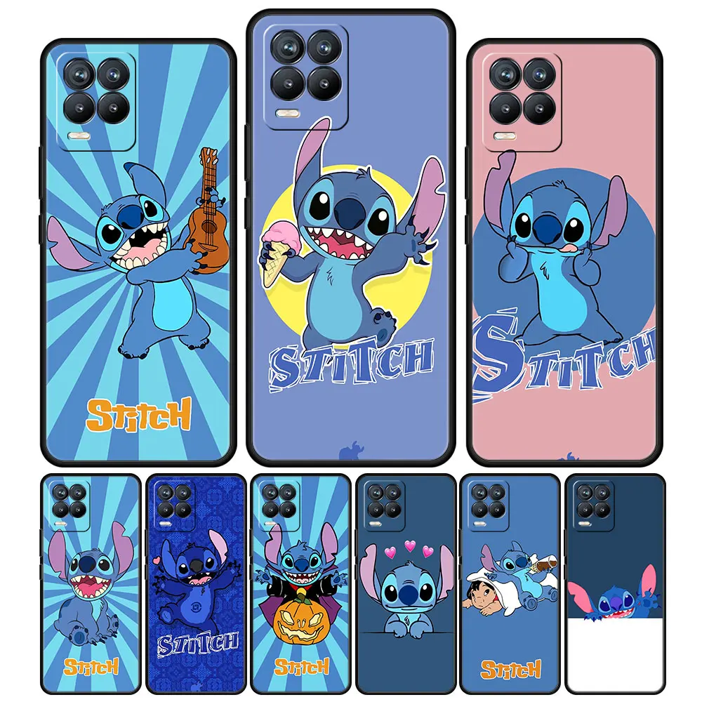 phone case For OPPO REALME C X V 2 3 5 7 8 11 15 20 21 PRO Y NARZO50I Funda Luxury TPU Matte Disney Stitch Print