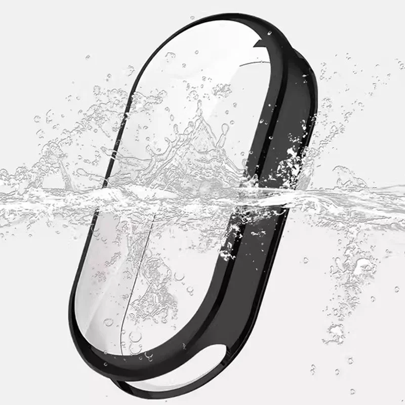 Фото Мягкий силиконовый чехол из ТПУ для Xiaomi Mi Band 9, защитный чехол с полной защитой экрана от падений, аксессуары для ремешка Xiaomi Mi Band 9/8 №4