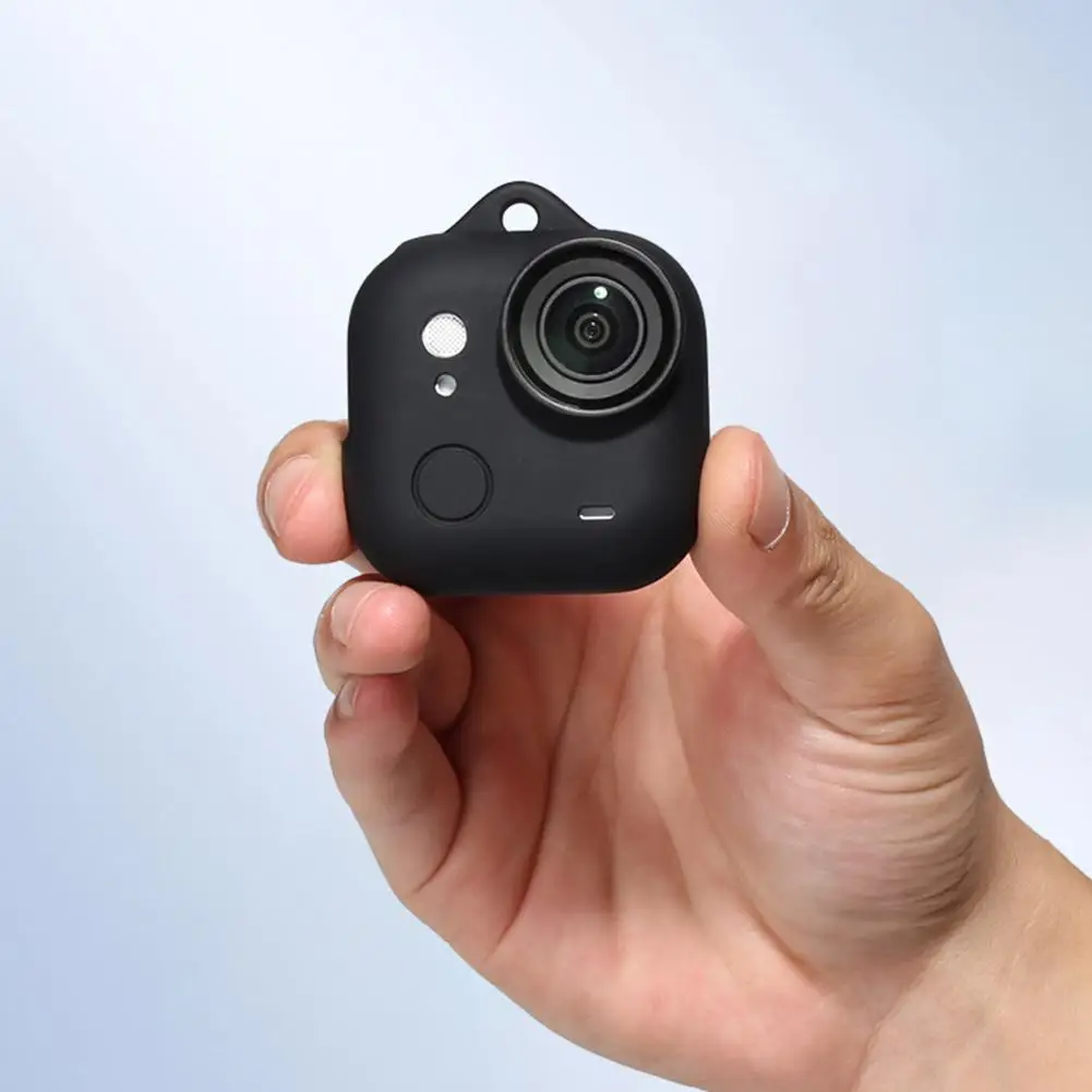 Фото Силиконовый защитный чехол для Insta 360 GO Ultra с крышкой для объектива и ремешком, защитный чехол, аксессуары для камеры V2D6 №4