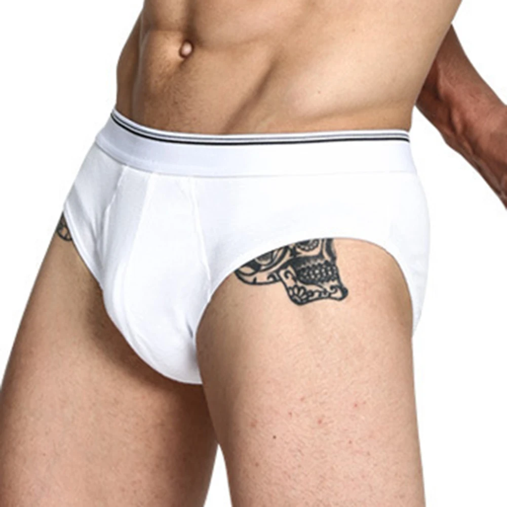 

2023 Men Cotton Tanga Hombre Sexy Underwear Daily Briefs Panties Breath Men Sexy Pouch Underware Solid Lingerie String Homme