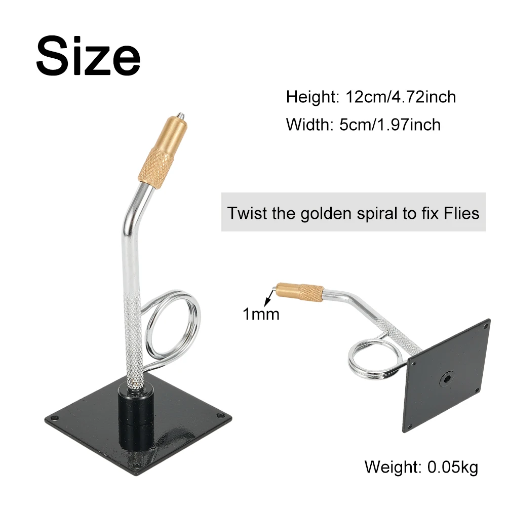 

Fly Fishing Alloy Fishing Tool Stream side Fly Tying Vise Rotary C-clamp Portable Tackle Kit With base Tools 2020