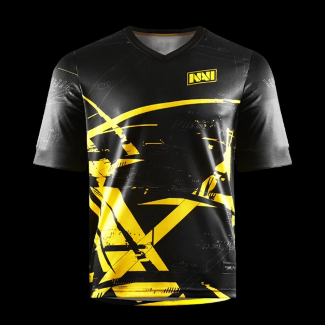 VAT NAVI 2023 PRO KIT JERSEY Official Natus Vincere Uniform S1simple T-shirt VALORANT Competition, CSGO, Men and Women Tees