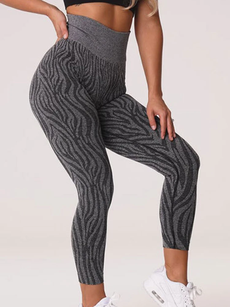 Sport Joggings New Tight Fashion Zebra Printed Leggins Gym Women Sexy Leggings Seamles Fitness Yoga Pants Push Up Jeggings