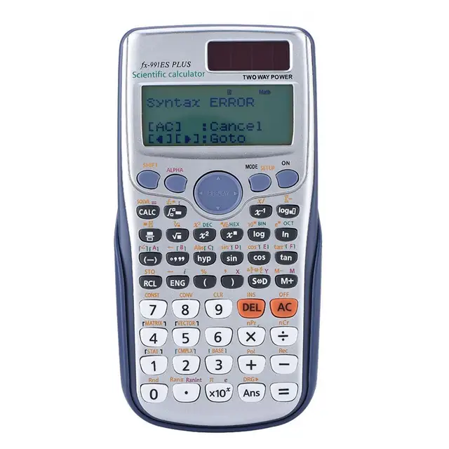 Student Handheld Scientific Full Function Calculator Portable Calculator with 417 functions 4