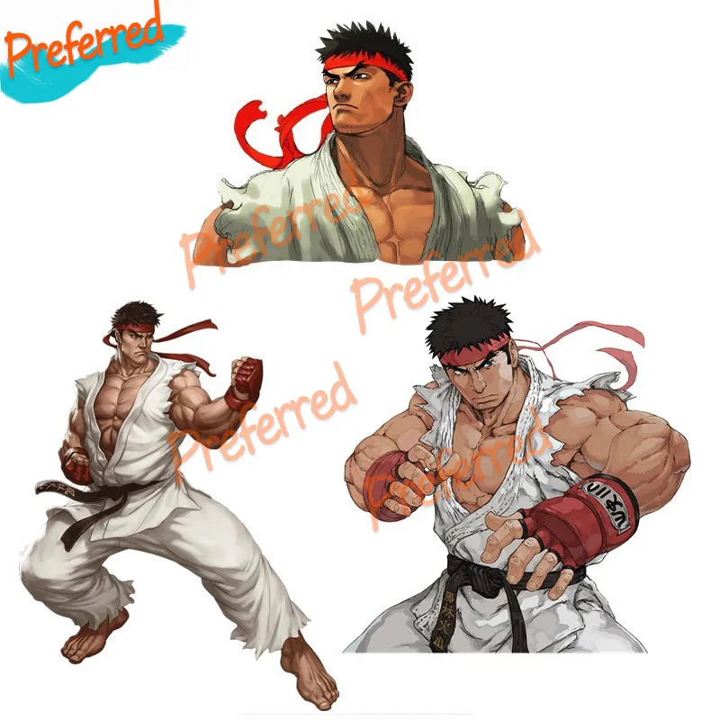 

Ryu наклейка на автомобиль-истребитель, наклейка на мотокросс, для гоночных искусств, виниловая наклейка на багажник автомобиля, высечка