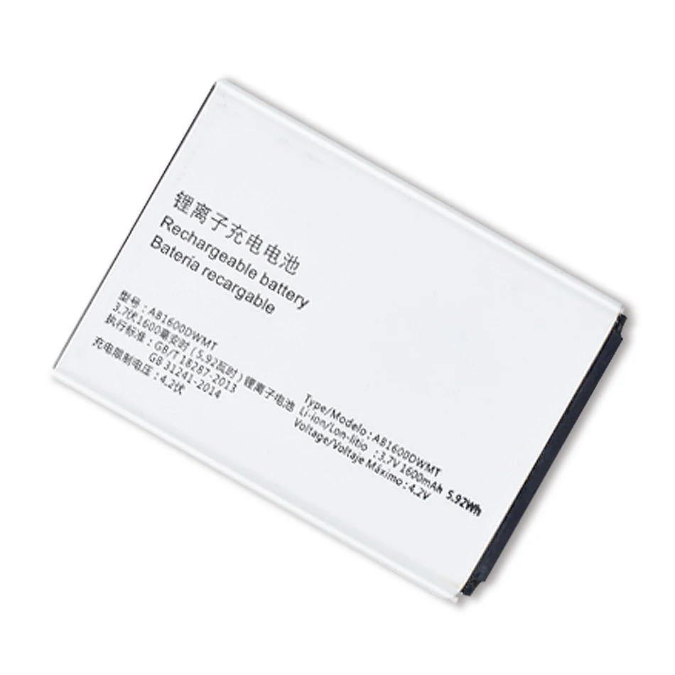 100% новый AB1600DWMT/ AB1600DWML Аккумулятор для Philips XENIUM S309 CTS309 сменные батареи с номером