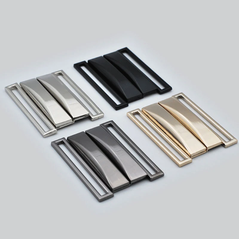 

3cm/4cm/5cm Silver Black Gold Color Metal Belt Buckles Fasten Connection Button Overcoat Bags DIY Sewing Buckle Accessory