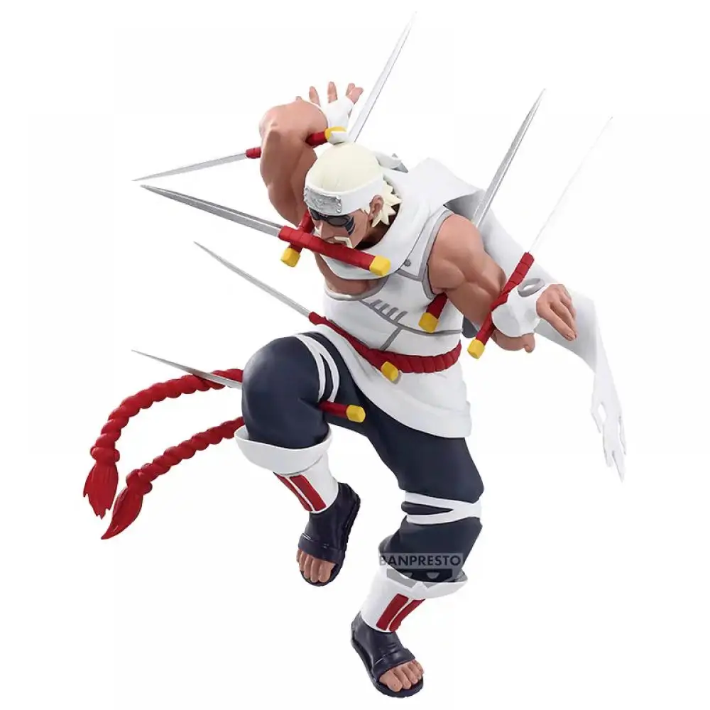 Bandai Original NARUTO Shippuden VIBRATION STARS Killer Bee Uchiha Sasuke Аниме Фигурки Игрушки Для Мальчиков