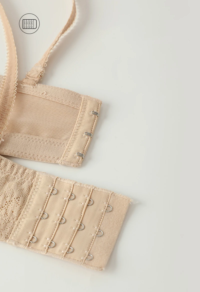 Womens Multi-way Strapless Bra Full Coverage Underwire Ultra Thin Non Padded Lace Bralette Female Minimizer Lingerie 36 38 40 F