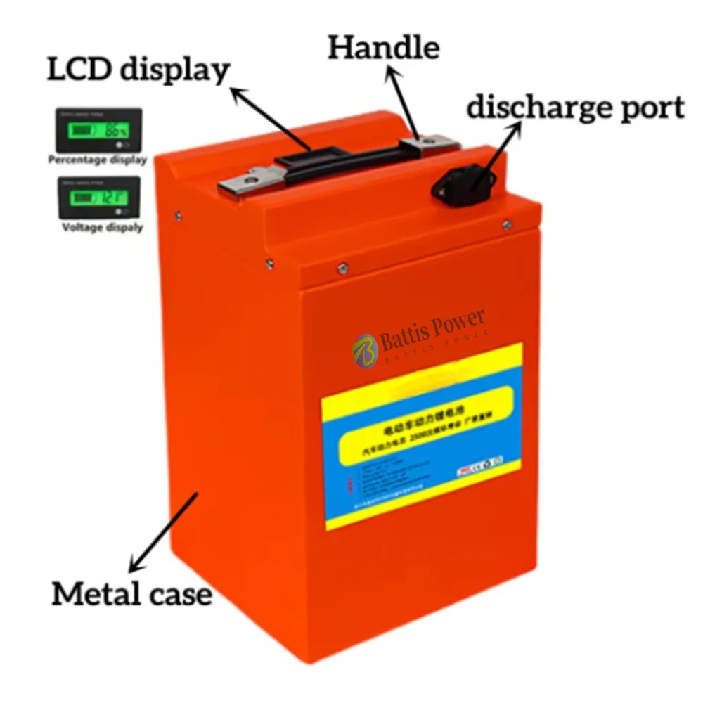 Фото Литиевая батарея 72 В 200 Ач 50 Ач 70 Ач 90 Ач 100 Ач 150 Ач 180 Ач 300 Ач Lifepo4 Batteria для трехколесного велосипеда 3000 Вт 7000 Вт мотоцикла EV RV №2