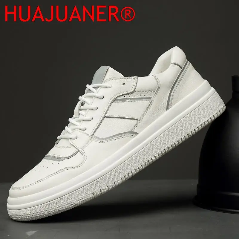 

Male Breathable Comfy All-Match Climbing Shoes Men Leather Casual Leisure School Sneakers Men's Social School Hiking Shoes