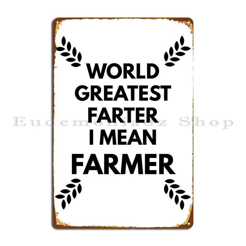 

Самая большая в мире ферма, металлический плакат с зубцами, создание клубных табличек, дизайнерская Настенная роспись, жестяной плакат