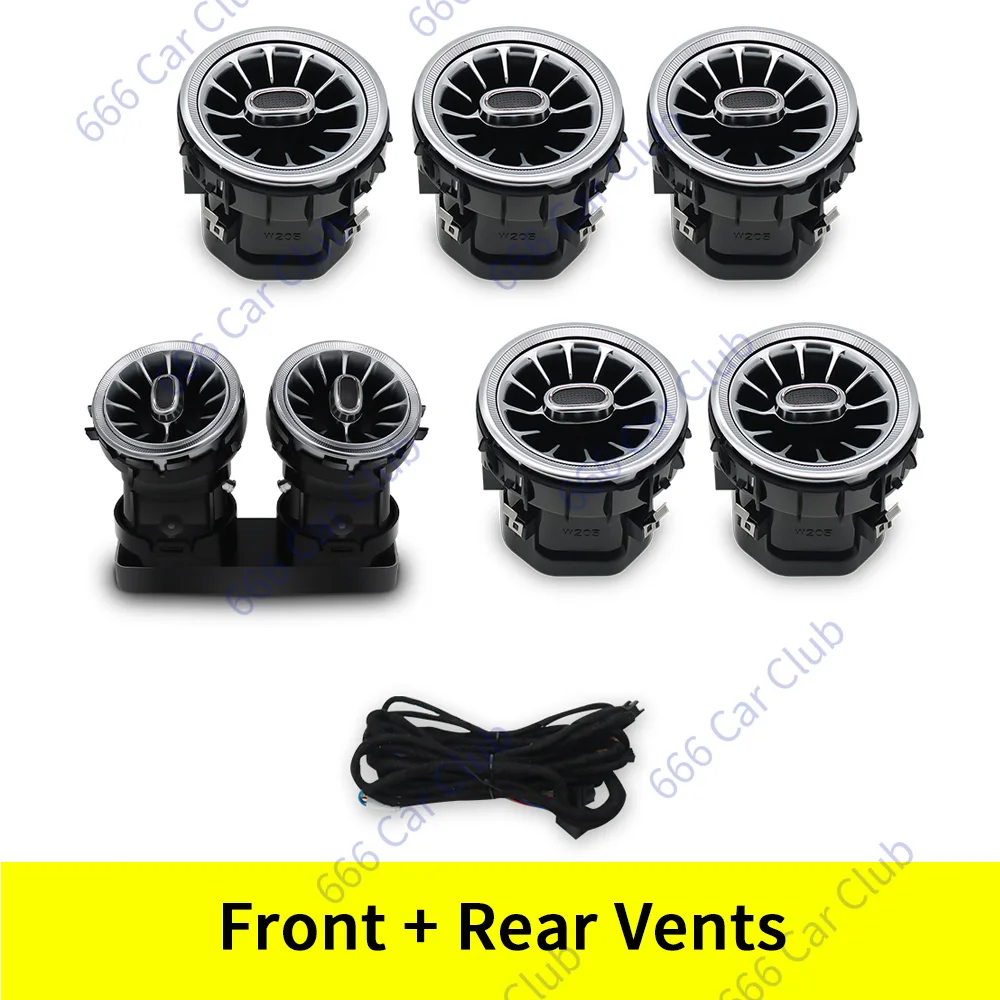 

Цветные светодиодные вентиляционные отверстия 3 / 64 для Mercedes - Benz W205 W213 W222 W117 W176 X156 W206 W167