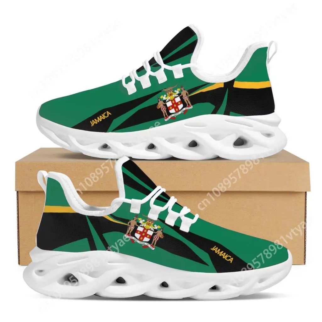 Кроссовки женские сетчатые удобная обувь для бега креативный дизайн с флагом