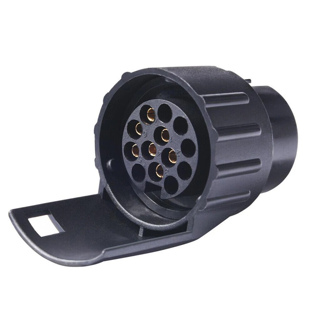 

7-hole To 13-hole Pin Plug Trailer Caravan Towbar Towing Electric Socket Adapter Plug Converter Trailers Power Connector