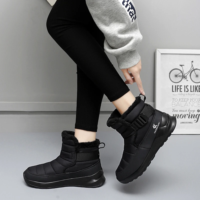 Winter Women Boots Lightweight Walking Shoes for Women Plus Velvet Outdoor Snow Shoe Increasing Height Botas De Nieve