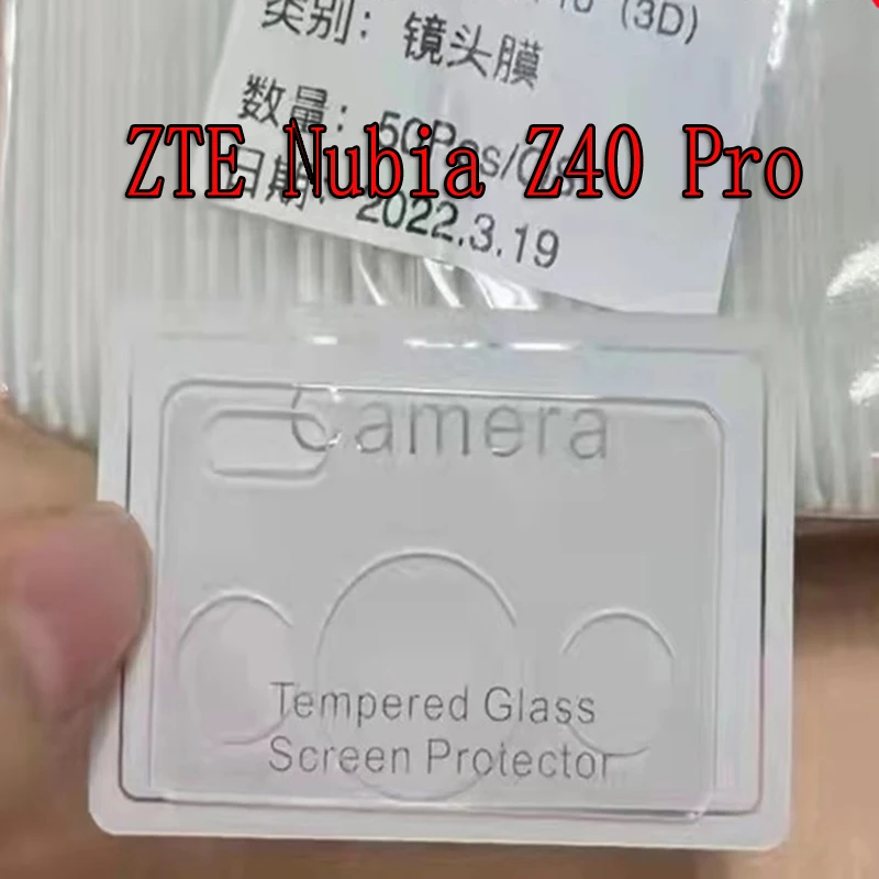 3D объектив камеры для ZTE Axon 40 ультра Закаленное стекло Защитная крышка Nubia RedMagic Red