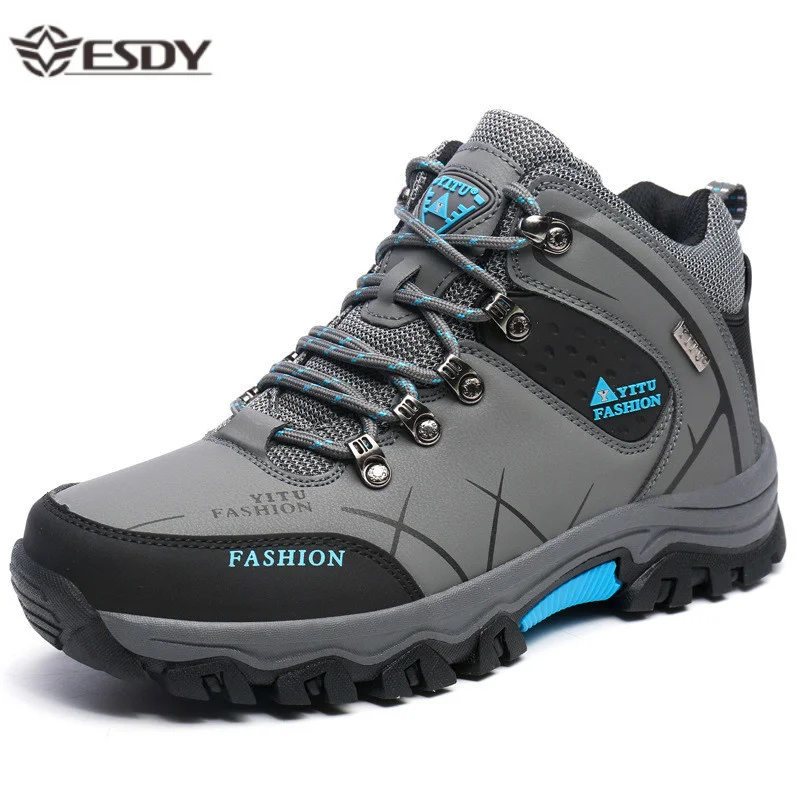 

Spring Autumn Outdoor Men Shoes Comfortable Casual Shoes Men Breathable Hiking Footwear New Winter Men Sneakers Big Size 47
