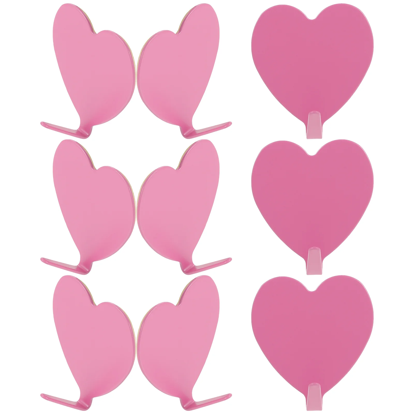 12 шт. клейкие детские настенные крючки вешалка для сумочки розовое липкое