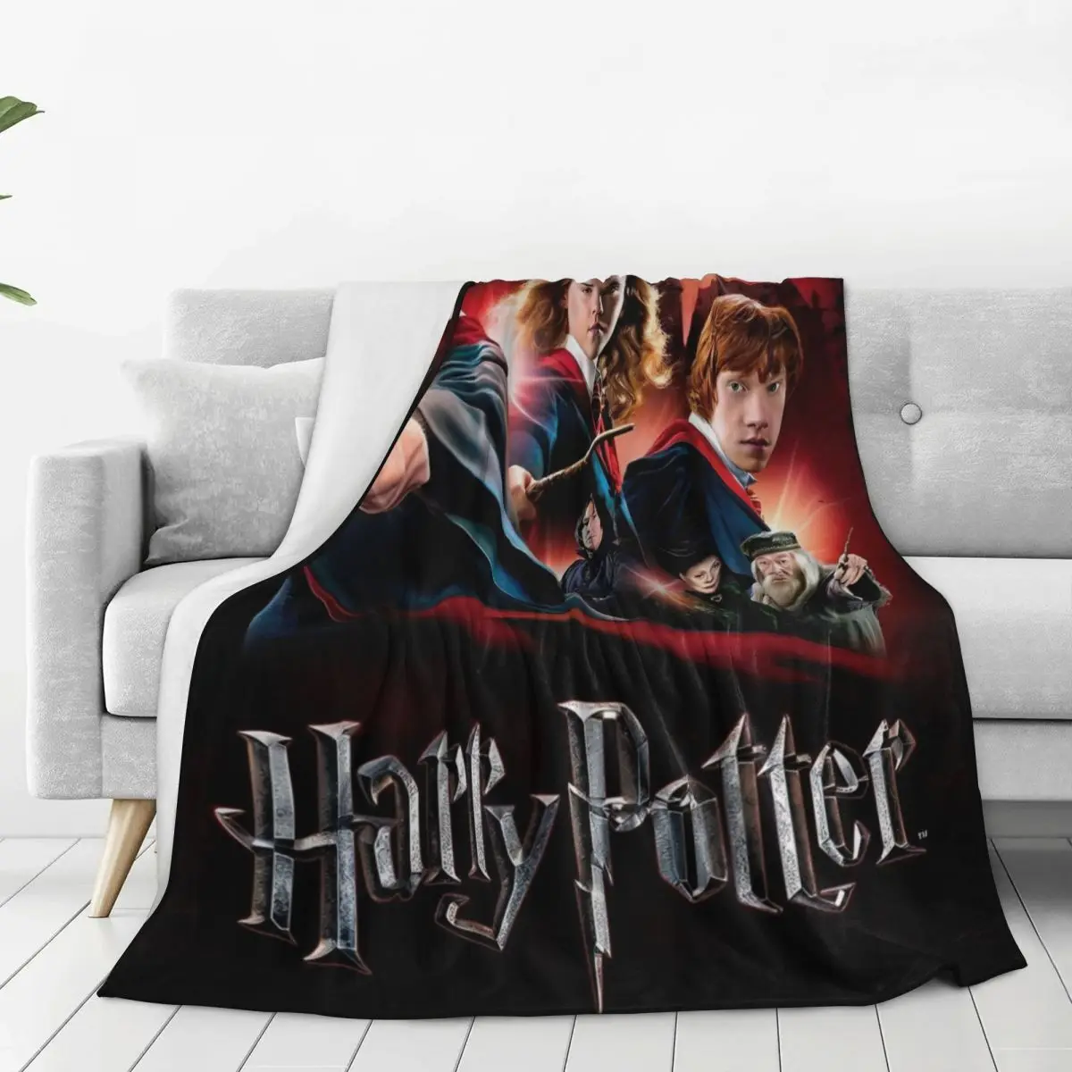 Фланелевое одеяло из фильма Harries P-Potters Magic World теплое мягкое для домашнего декора