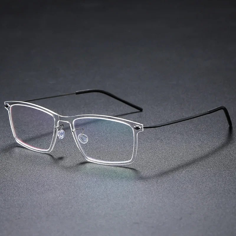 24 новые модные очки для близорукости из чистого титана высокого качества в стиле