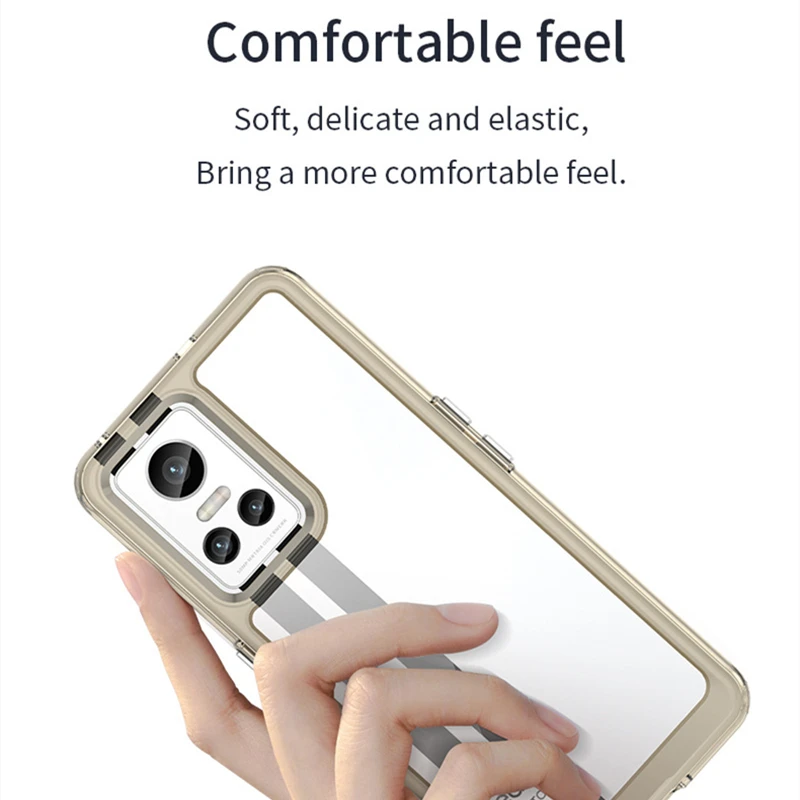 Transparent Clear Case For Realme GT Neo 3 Cover OPPO Realme GT Neo 3 Capas Luxury Shockproof For Fundas Realme GT Neo 3 Cover