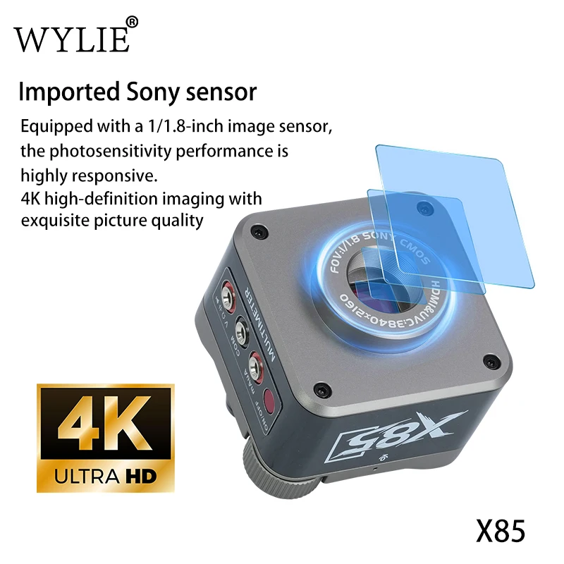 Фото Термокамера-микроскоп WYLIE X85 4K HD с мультиметром и двойным экраном для профессионального ремонта печатных плат №4