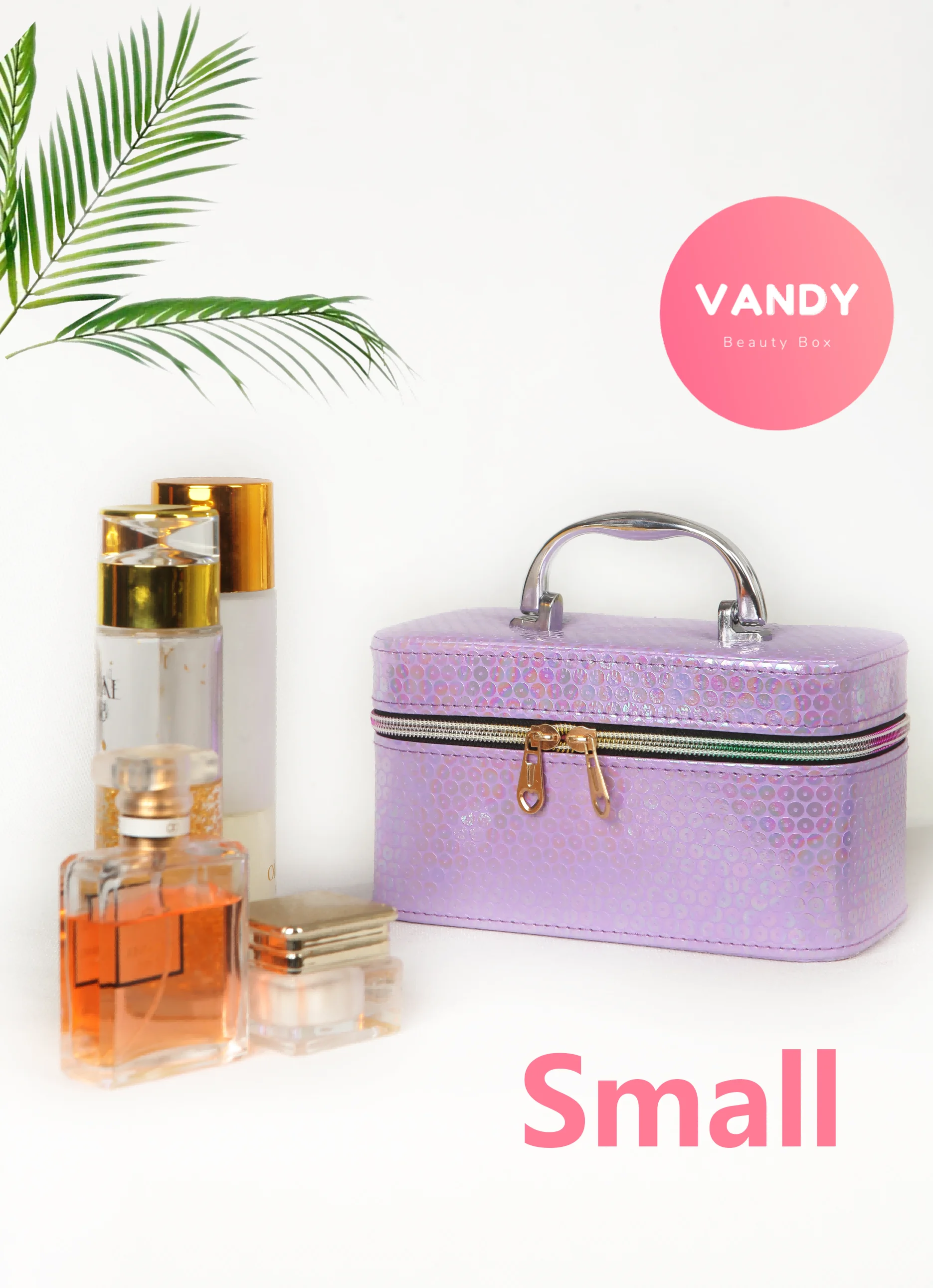 Новинка 2022 яркие фиолетовые сумки Vandy из искусственной кожи для косметики