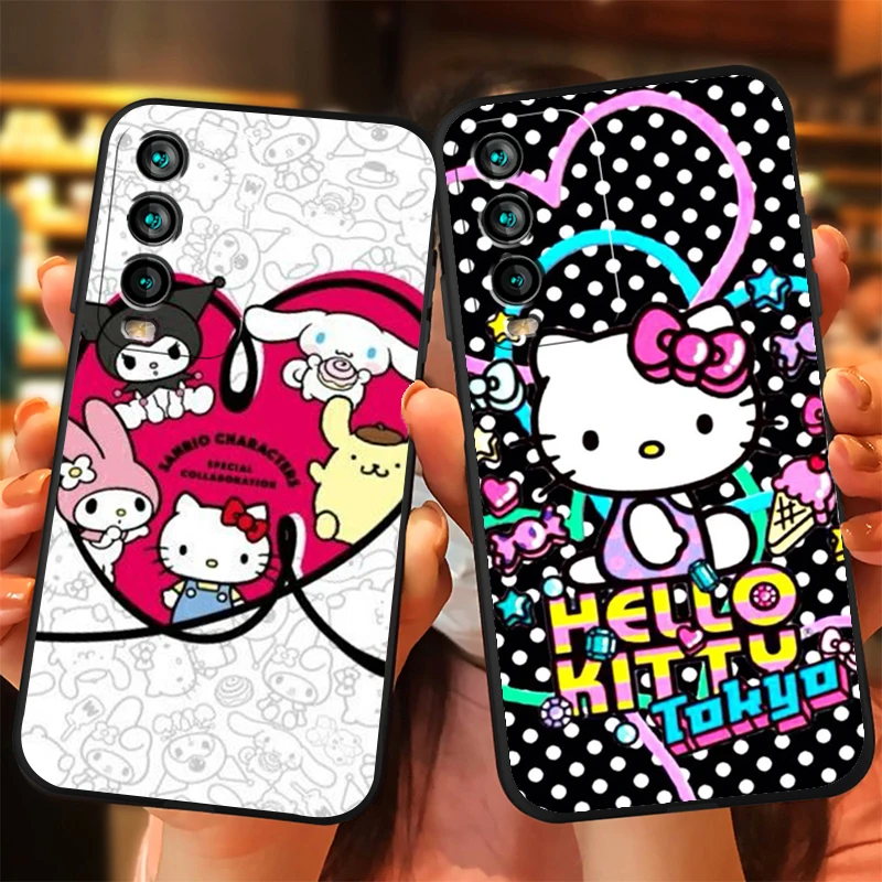 

Hello Kitty Kuromi Phone Cases For Xiaomi POCO F3 X3 GT M3 Pro X3 NFC Redmi Note 10 10Pro 10S Coque Soft TPU Back Cover Funda
