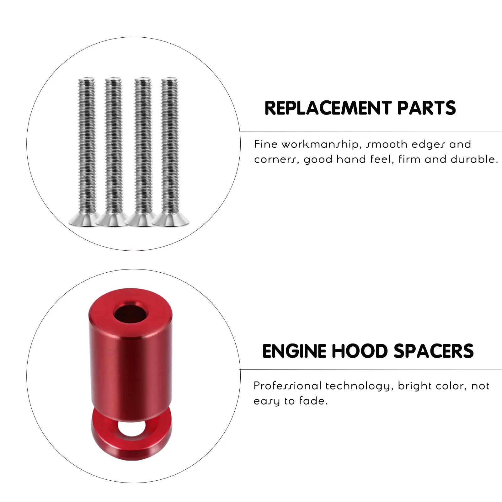 Проставка для капота крышка двигателя гоночный автомобиль комплект из