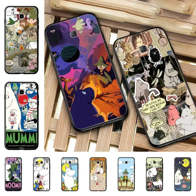 

Comic M-Moomin Cute Hippo Phone Case for Samsung J 4 5 6 7 8 prime plus 2018 2017 2016 J7 core