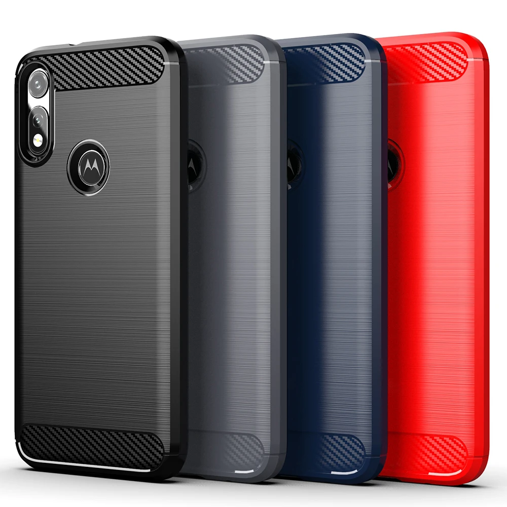 

Phone Case For Motorola moto G8 E5 E6 G6 Play Plus Silicone Rugged Soft TPU moto E7 moto Edge Edge Plus Cover Bumper Case