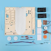 Деревянный катер «собери сам» на пульте управления#1