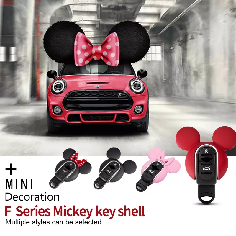 

Mini Key cover F56 key case Miky Key chain Ring Decorating Keychain for Mini Cooper one New F series F56 F55 F60 F54 F57
