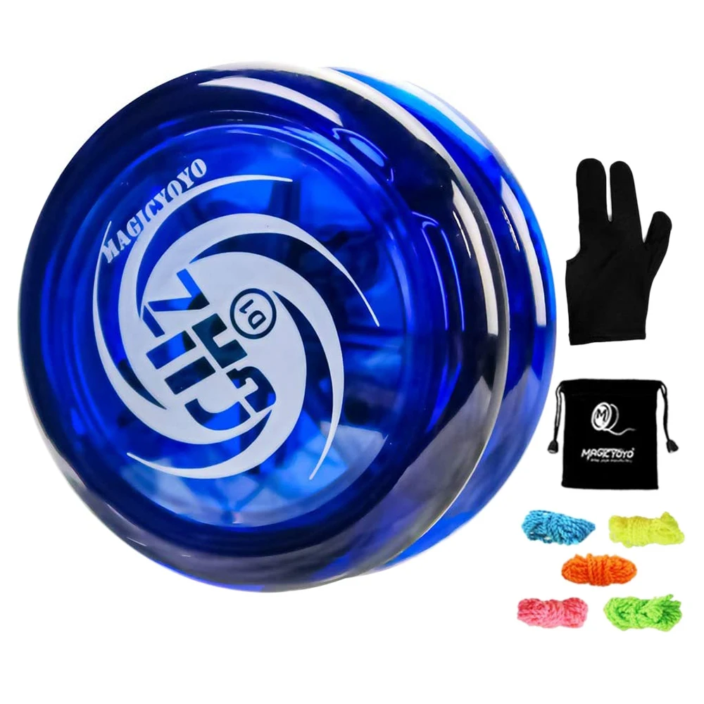 Responsive Yoyo D1 GHZ, Professional Yoyo Looping Yoyos Beginner with Yoyo Strings+Gloves+Yoyo Bags