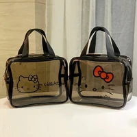 purses and handbags purses hellokitty waterproof transparent cosmetic bag large capacity wash bag mother bag womens handbag