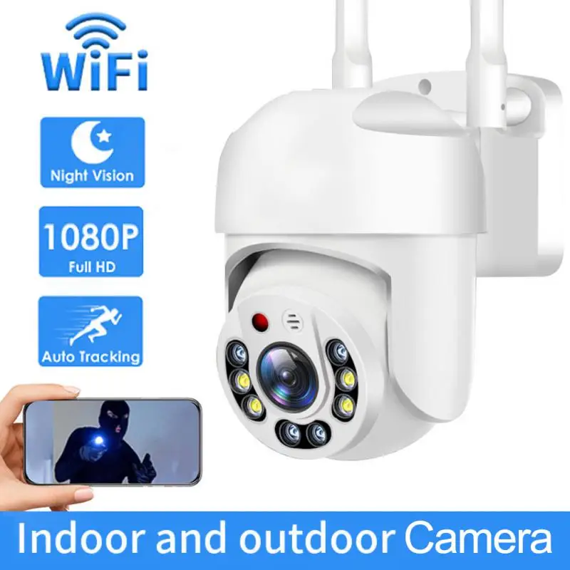 

1080p IP Camera 4X ZOOM 2MP Speed Dome Auto Tracking PTZ Camera Smart Home Outdoor Wireless WIFI Camera Surveillance Monitor