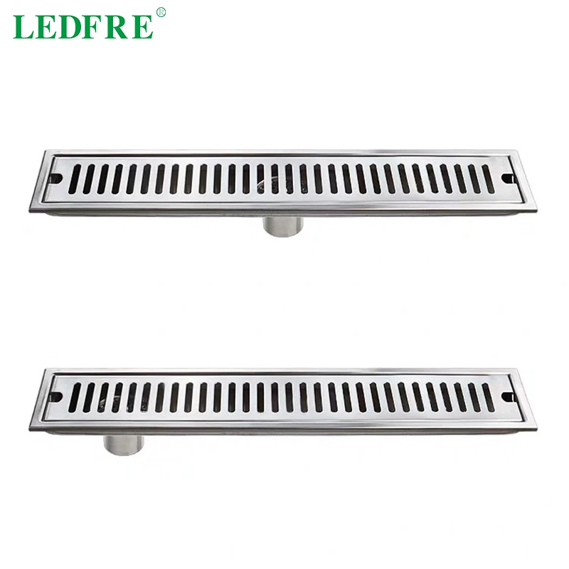 ledfre drain floor shower tile chan stainaless steel siphon shower floor long cover square drainage for bathroom lf66009b free global shipping